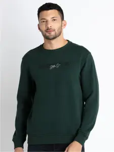 Status Quo Round Neck Cotton Pullover Sweatshirt