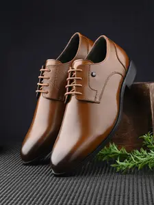 House of Pataudi Men Lace-Up Formal Derbys
