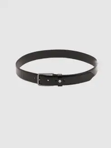 Blackberrys Men Textured Leather Belt