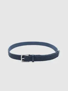 Blackberrys Men Textured Leather Belt