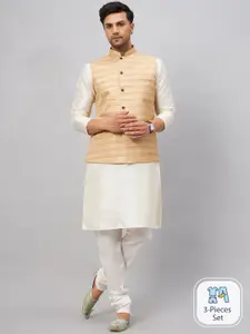 VASTRAMAY Kurta Pyjama With Nehru Jacket