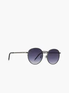 Forca by Lifestyle Men Round Sunglasses With UV Protected Lens 1000012777743