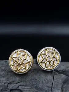 Anouk Gold-Plated Circular Studs Earrings