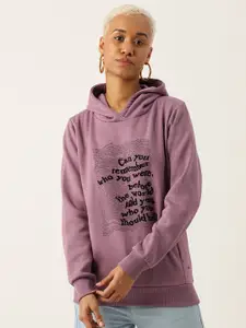 Monte Carlo Women Printed Hooded Sweatshirt