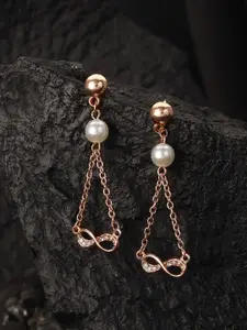Jazz and Sizzle Rose Gold Plated Classic Drop Earrings
