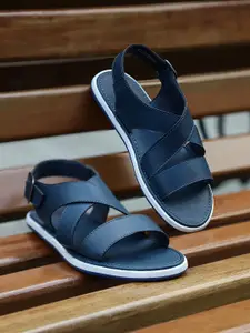 Roadster Men Navy Blue Comfort Sandals