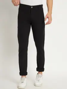 RAGZO Men Slim Fit Low-Rise Cotton Trousers