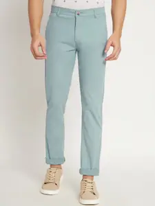 RAGZO Men Slim Fit Low-Rise Cotton Trousers