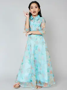 Aks Kids Girls Printed Ready to Wear Lehenga & Choli