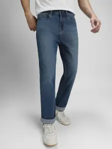 Dennis Lingo Men Clean Look Mid-Rise Light Fade Jeans