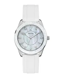 GUESS Women Embellished Dial Analogue Watch W1237L1