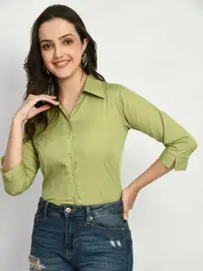 KALINI Comfort Spread Collar Casual Shirt