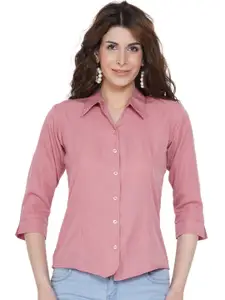 KALINI Comfort Spread Collar Casual Shirt