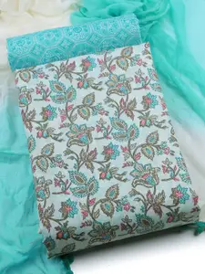 Sun Fashion And Lifestyle Floral Printed Unstitched Dress Material