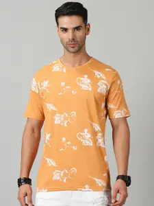 THE HOLLANDER Floral Printed Pure Cotton T-shirt