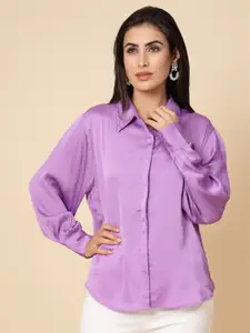 Gipsy Bishop Sleeves Satin Casual Shirt