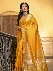 Anouk Ethnic Motifs Woven Design Zari Banarasi Saree