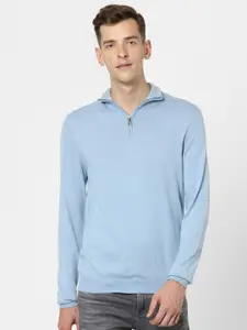 Celio Shirt Collar Cotton Pullover