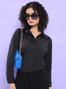 Tokyo Talkies Shirt Collar Opaque Casual Shirt