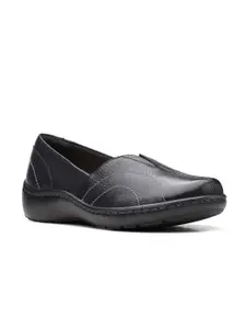 Clarks Women Leather Slip-On Loafers