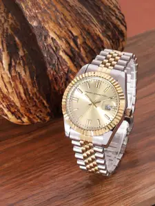 French Connection Men Dial & Stainless Steel Bracelet Style Straps Analogue Watch FCP41TM