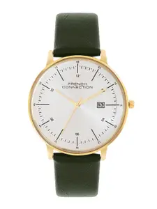 French Connection Men Leather Straps Analogue Watch FCN00094A