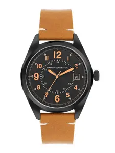 French Connection Men Leather Straps Analogue Watch FCP39TL