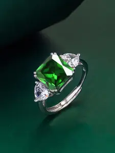 Designs & You Silver Plated Brass Finger Ring