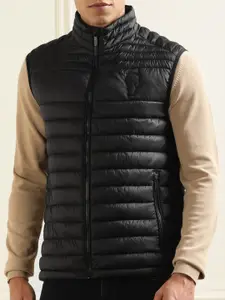 Karl Lagerfeld Mock Collar Puffer Jacket