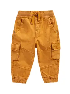 mothercare Boys Mid-Rise Pure Cotton Chinos Trousers