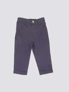 mothercare Boys Mid-Rise Casual Pure Cotton Trousers
