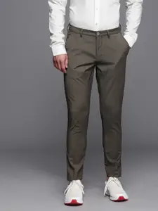 Louis Philippe Ath.Work Men Comfort Tapered Fit Trousers