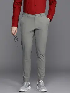 Louis Philippe Ath.Work Men Mid-Rise Tapered Fit Low-Rise Chinos