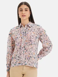 Kazo Relaxed Floral Printed Casual Shirt