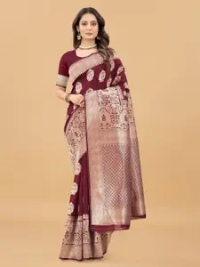 Hinayat Fashion Ethnic Motifs Zari Kanjeevaram Saree