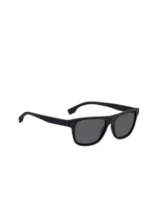 HUGO Men Rectangle Sunglasses with UV Protected Lens  2043370VK55M9