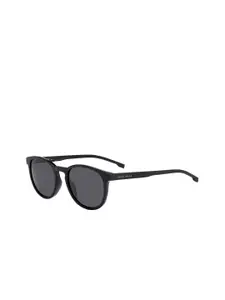 HUGO Men Round Sunglasses With UV Protected Lens