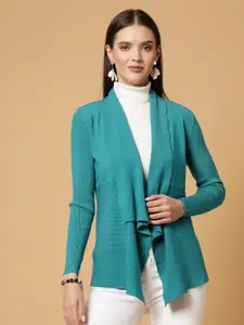 Mafadeny Long Sleeves Waterfall Shrug