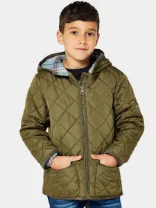 mothercare Boys Quilted Hooded Jacket