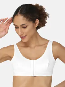 NAIDU HALL Non Padded Full Coverage Pure Cotton Everyday Bra With All Day Comfort
