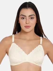 NAIDU HALL Floral Medium Coverage Bra With All Day Comfort