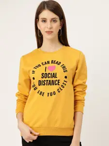 Sera  Typography Printed Sweatshirt