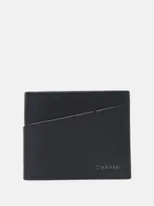 Calvin Klein Jeans Men Leather Two Fold Wallet