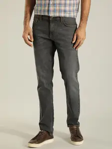 Indian Terrain Men Brooklyn Slim Fit Clean Look Heavy Fade Stretchable Jeans