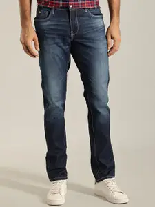 Indian Terrain Men Brooklyn Clean Look Slim Fit Cotton Jeans