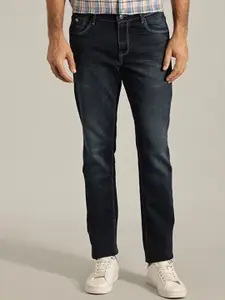Indian Terrain Men Brooklyn Slim Fit Clean Look Heavy Fade Stretchable Jeans