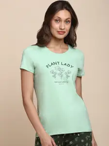 Van Heusen Graphic Printed Cotton Lounge Tshirts