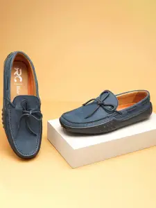Ruosh Men Square Toe Suede Comfort Insole Boat Shoes