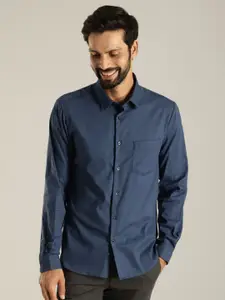 Indian Terrain Slim Fit Spread Collar Cotton Casual Shirt