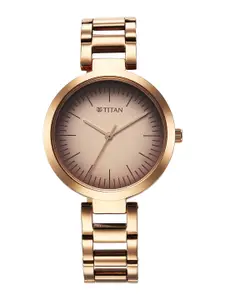 Titan Women Stainless Steel Bracelet Style Straps Analogue Watch 2480WM06